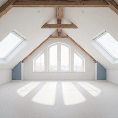 Combles aménagés modernes et lumineux