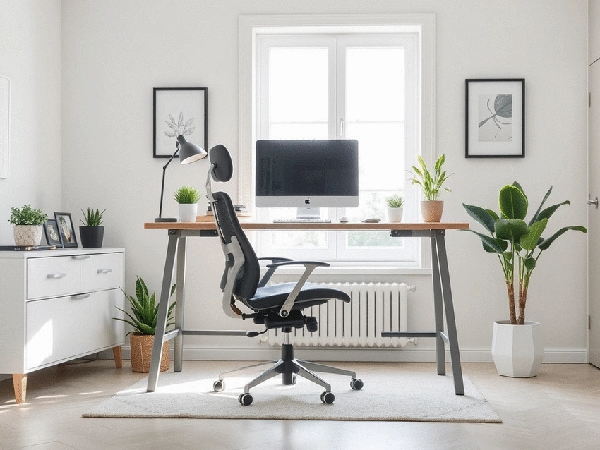 Bureau à domicile : ergonomie et esthétique